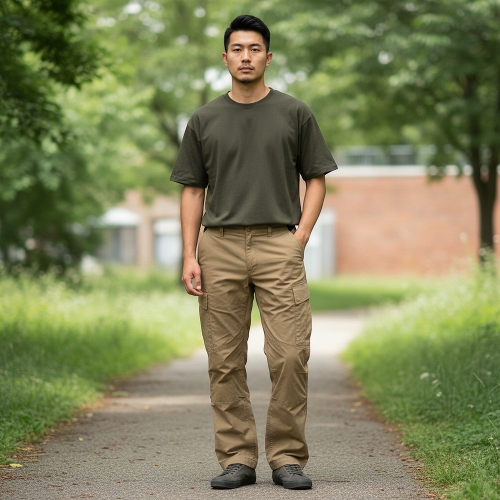The North Face Cargo Pants Mens Large Tan Khaki Utility Hiking Regular Gorpcore